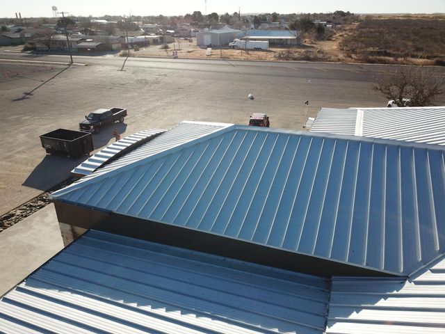 Weatherford, TX — metal formed roof
