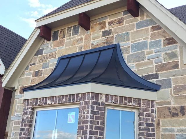 Weatherford, TX — custom formed metal at any area of the roof